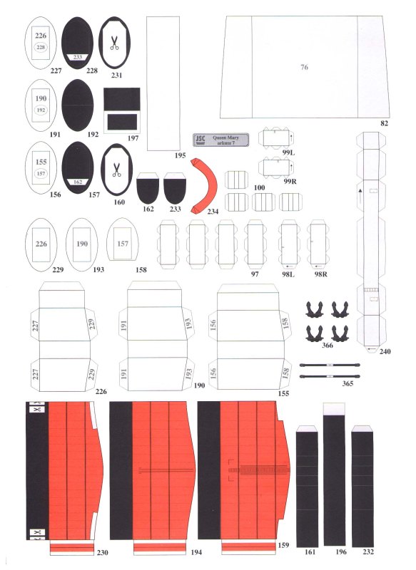 papercraftdatabase [JSC 064] Queen Mary 1